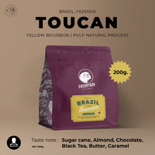 โหลดรูปภาพลงในเครื่องมือใช้ดูของ Gallery เมล็ดกาแฟคั่ว Brazil Fazenda Toucan
